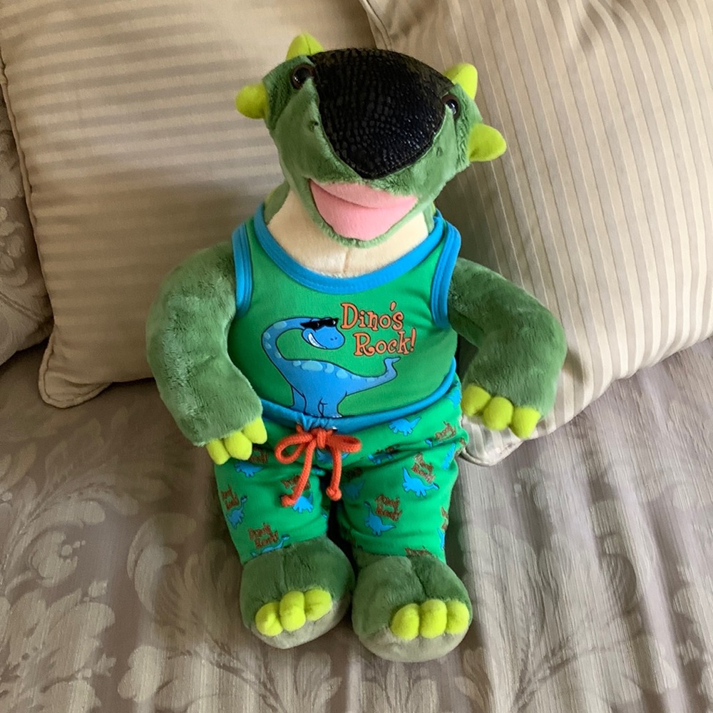 Builds a Bear stuffed dinosaur